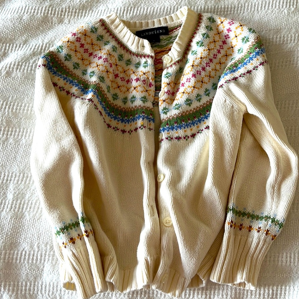 Lands End Cardigan